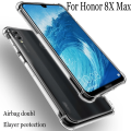 Huawei Honor 8X Max - Shockproof Full Protection TPU Soft Crystal Clear Case With Air Cushion. 
