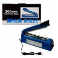 Impulse Heat Sealer Manual Bags Sealer Heat Sealing Machine 8 Inch (200mm) Impulse Sealer Machine for Plastic Bags PE PP Bags with Extra Replace Element Grip. 