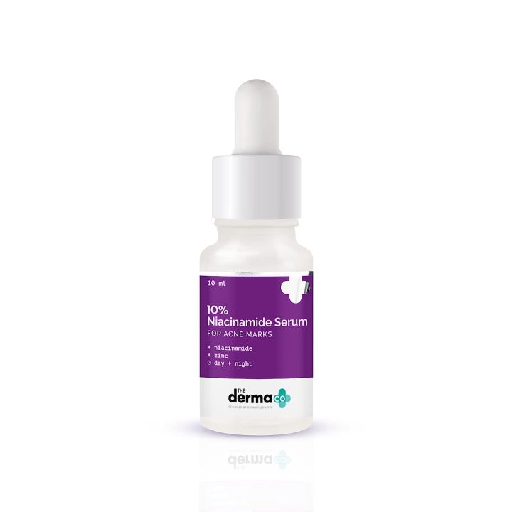 The Derma Co 10% Niacinamide Face Serum, 10mL  For Acne Marks & Acne Prone Skin  For Unisex