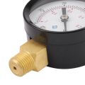 NCANRUI 2X Pressure Gauge - 0 - -30InHg 0 - -1 Bar Mini Dial Air Pressure Gauge Barometer Meters Vacuum Gauge Black. 