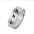 Vylon LWS33044 Cincin Perak Custom Cosplay Anime Rings Stackable Hip Hop Stainless Steel Band Jojos Bizarre Adventure Ring For Men. 