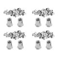 80 Pcs 304 Stainless Steel Rivet Nut Rivnut Insert Nutsert M6X15mm. 