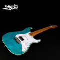 Jet Guitars JS 450 OBL HSS Roasted Maple Ocean Blue w/ Gigbag. 