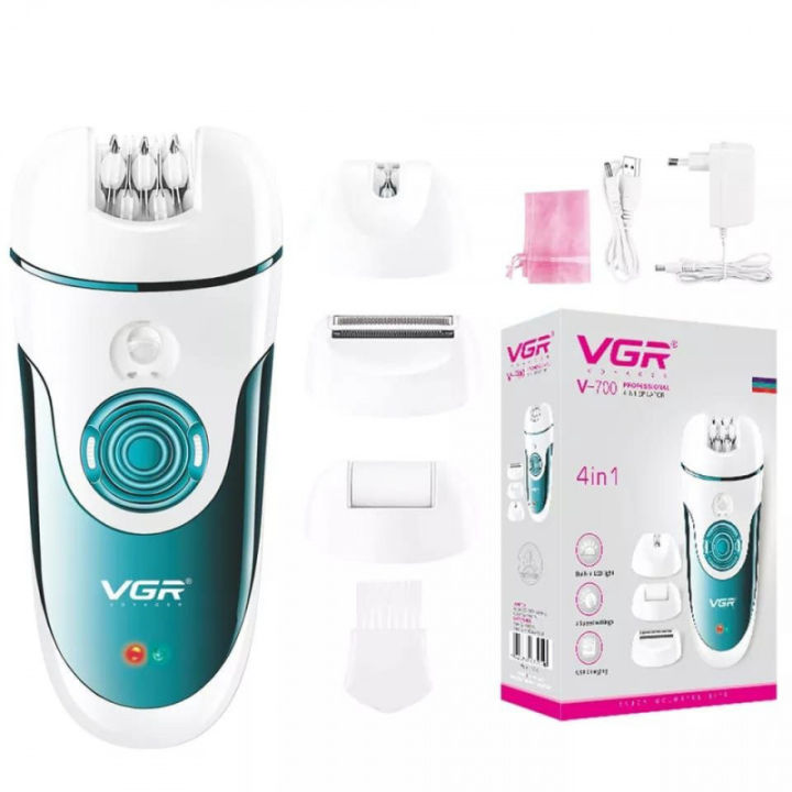 VGR Professional 4 in 1 Epilator V-700