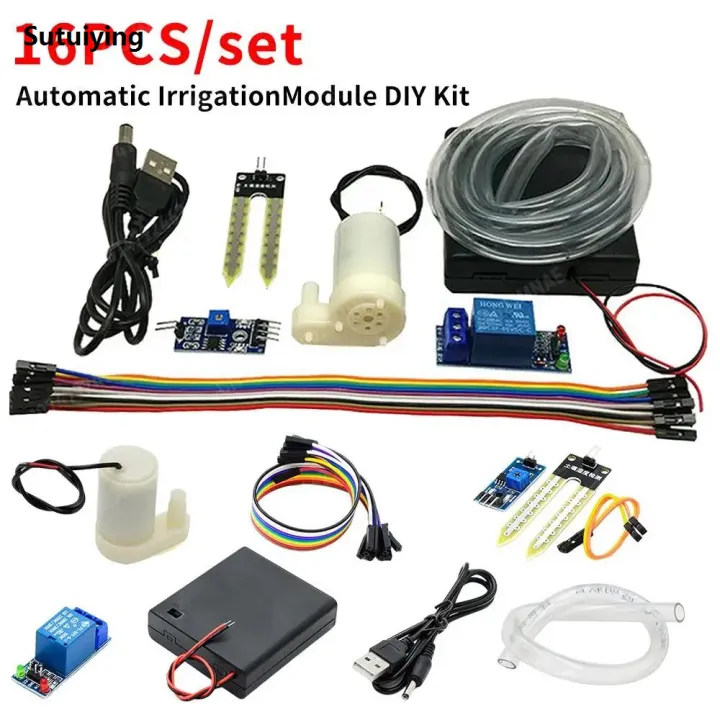 Sutuiying 16PCS/set Automatic Irrigation Module DIY Kit Automatic ...