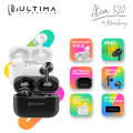 Ultima Atom 320 Wireless Earbuds With Massive Playback Of Upto 17 Hour IPX5 Water Type C Interface With Game Mod. 