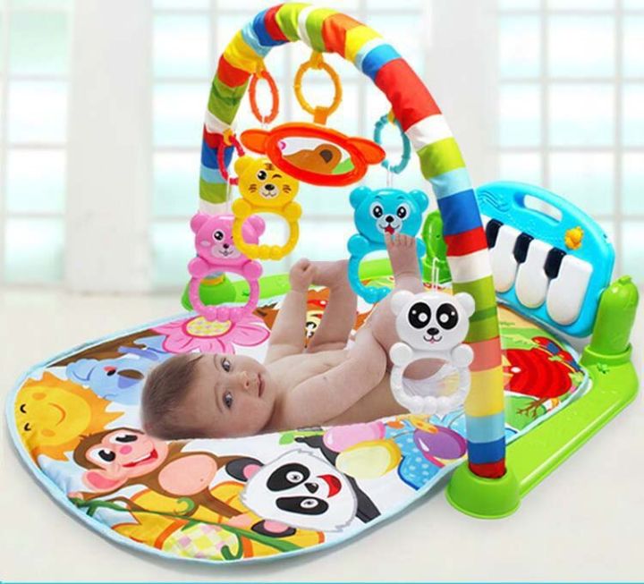 Baby gym piano play mat musical toys with songs and lights early childhood education toy - Toys For Kids |