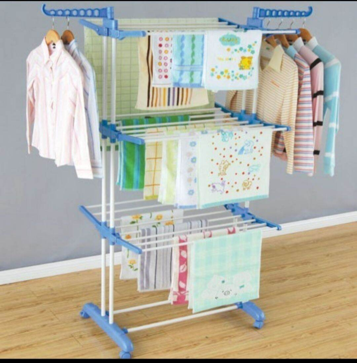 Stainless%20Steel%20Triple%20Layer%20Foldable%20Cloth%20Dryer/Clothes%20Drying%20Stand%20Heavy%20Duty%20%7C%20Portable%20And%20Easy%20To%20Assemble%20Clothes%20Drying%20Rack%20-%20Image%204