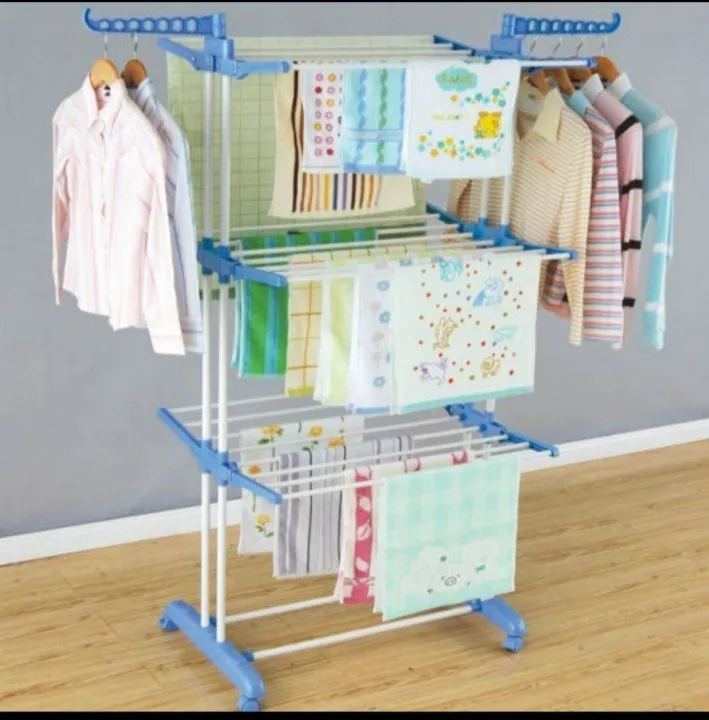 Stainless%20Steel%20Triple%20Layer%20Foldable%20Cloth%20Dryer/Clothes%20Drying%20Stand%20Heavy%20Duty%20%7C%20Portable%20And%20Easy%20To%20Assemble%20Clothes%20Drying%20Rack%20-%20Image%204