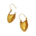 Gold Plated Traditional Newari Makasi Earrings Hook Design Newari Earrings For Women(2 Pieces). 
