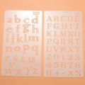 12 Pcs Alphabet Stencils Reusable Letter Painting Stencils Plastic. 