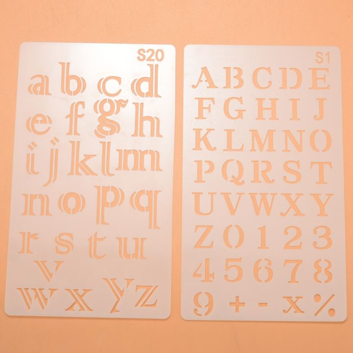 12%20Pcs%20Alphabet%20Stencils%20Reusable%20Letter%20Painting%20Stencils%20Plastic%20-%20Image%204