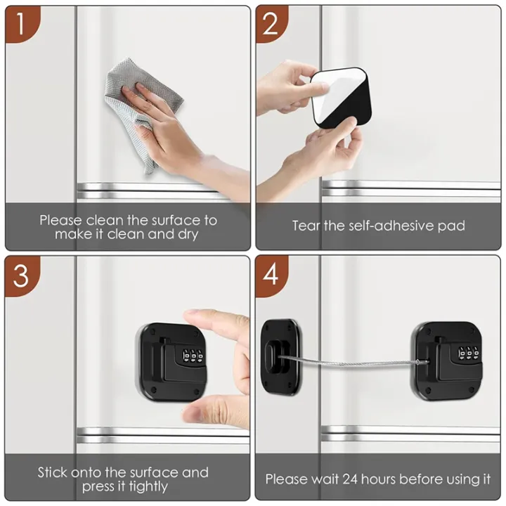Refrigerator%20Lock,%20Combination%20Lock%20for%20Refrigerator%20Cabinets,%20Drawers,%20Heavy%20Duty%20Fridge%20Lock,%20Safety%20Lock%201%20Pack%20-%20Image%205