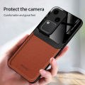 Vantime for vivo V30 5G Hybrid Slim Matte Case PU Leather Mirror Back Shockproof Cover. 