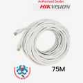 Hikvision CAT6 CCA UTP Network 0.565mm Cable 75M With RJ45 Fitted. 