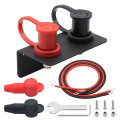 250A 48V Battery Jumper Post Panel External Battery Jumper Blocks for ATV UTV RV Truck Battery Charging Post Kit. 
