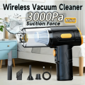Practical Powerful Suction Wireless Vacuum Cleaner Lightweight TYPE-C Fast Charge Car Vacuum Cleaner Wet & Dry Durable Construction Portable Vacuum Cleaner Car Use. 