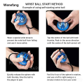 Wenefang NARIO Malaysia Gyro Ball LED Wrist Ball Gym Training Ball Exercise Tool Sport Arm Muscle Strength Force Fitness Trainer Gym Ball腕. 