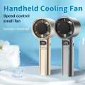 120 speeds Handheld Fan Rechargeable Hand Fan Portable Fan for Indoor Outdoor Working. 