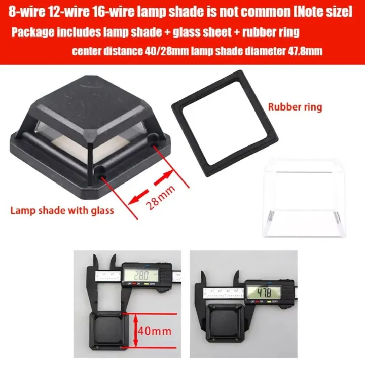Level Protector Durable 8/12 Line Laser Level Protective Glass Universal Waterproof 3D ...