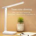 Collapsible Desk lamp Led Dimming For Office Table lamps Bedroom night lamp Reading light Rechargeable Written lamp Touch lamp. 
