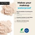 GOSH Waterproof Make-Up Fixing Powder - 001 Transparent (7g). 