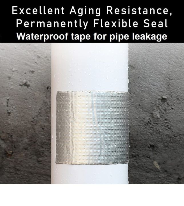 Waterproof%20Tape%20for%20Pipe%20Leakage%20%7CRoof%20Leakage%20%7C%20Water%20Leakage%20Solution%20%7C%20Aluminium%20Foil%20Tape%20%7C%20Waterproof%20Adhesive%20Tape%20%7C%20Sealing%20Butyl%20Rubber%20Tape%20%7C5CM%20X%205M%20%7C%20-%20Image%202