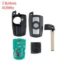Car Smart Remote Key 3 Buttons 3/5 Series X5 X6 Cas2 Cas3 433Mhz. 