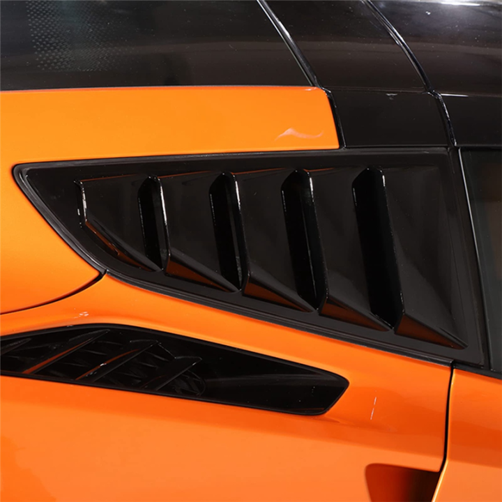 2Piece%20Car%20Rear%20Side%20Window%20Louvers%20Parts%20Accessories%20For%20C7%202014-2019%20Triangular%20Window%20Glass%20Blinds%20(Bright%20Black)%20-%20Image%203