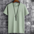 Round Neck Soft Feel Cotton T-shirt For Men. 