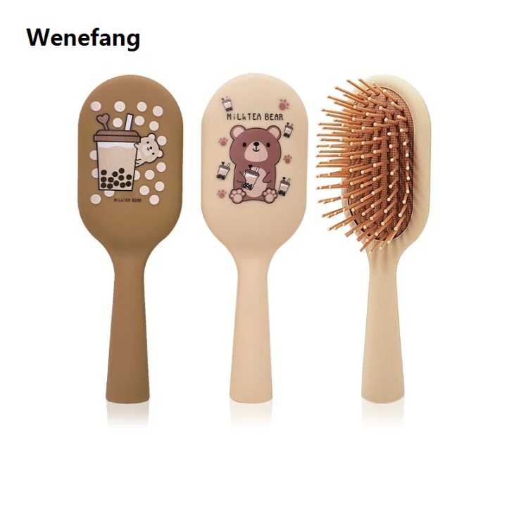 Wenefang%20Milk%20Tea%20Bear%20Hairdressing%20Comb%20Detangling%20Tangled%20Teasing%20Brush%202025%20For%20Hair%20Comb%20Pro%20Hair%20Brush%20Professional%20Hairdressing%20Tools%20-%20Image%202