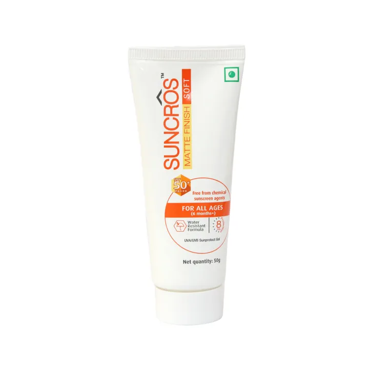 Suncros%20Matte%20Finish%20Soft%20SPF%2050+%20Sunscreen%20Gel%2050g%20-%20Image%205