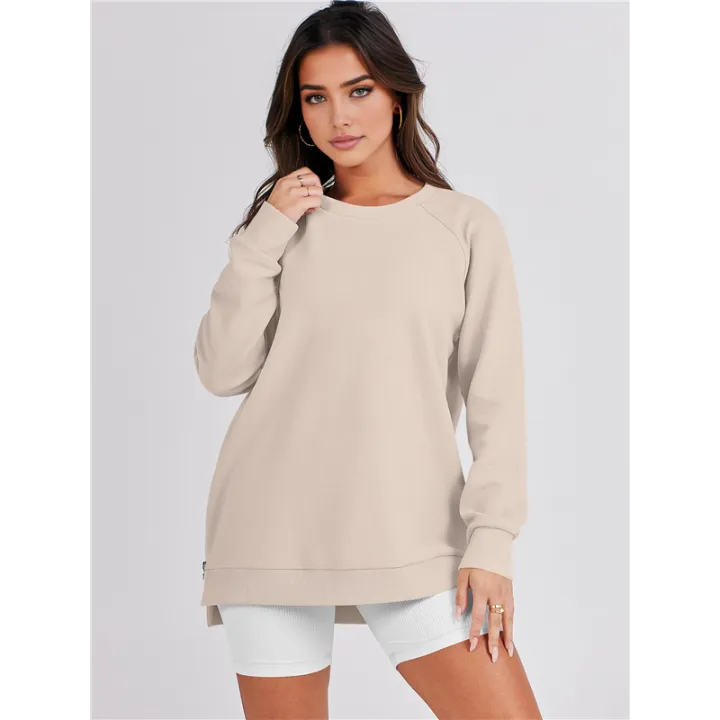 Women'S%20Oversized%20Sweatshirts%20Crewneck%20Long%20Sleeve%20Pullover%20Shirts%20Side%20Zipper%20Hoodies%202025%20Fall%20Clothes%20-%20Image%206