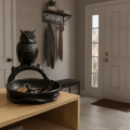 Practical 3D Printed Owl Storage Tray Animal Shaped Plastic Jewelry Tray Organizer Cute Decorative Desktop Organizer Tray Home Desktop. 