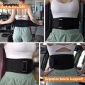 Wenefang Sutuiying 1Pcs Gym Weightlifting Belt Adjustable Waist Back Support Squat Profesional New style Dumbbell Barbell Deadlifts Training Fitness(Black and Blue). 