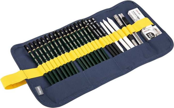 Sketch Tool Kit Set/ Sketch Pencils and Tools Sets  (27 Pcs ) Set By Mitrata