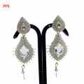 Ppj Collection Muyassar Gold Plated Autum Falls Earring White And Orange Earring For Women - 1 Pair. 