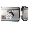 Door Security Access Electric Door Lock With Swiping Card Single Cylinder 12V DC Intelligent Remote Control Rim Lock. 