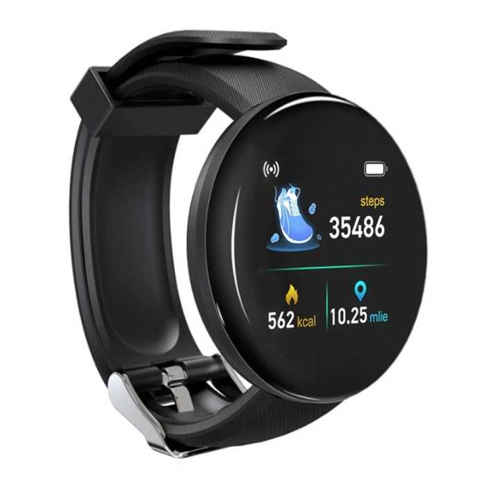 Homel D18 Smartwatch Heart Rate Sleep Monitoring Smart Watch Life Waterproof Sports Wristband for Kids Women Men