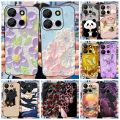 For ITEL A60 Case For Itel A60s A662LM Fashion Flower Back Cover Shockproof Phone Case For Itel A60s A 60 s ItelA60 A662LM Funda. 