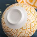 2Pcs Ceramic Flat Dinner Plates Dinnerware Tableware Shallow Bones Cat Bowls Bohemian Style Round Fruit Dish Cat Food. 