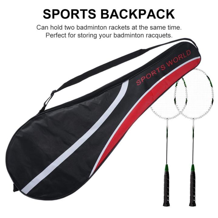 Sports Equipment Oxford Cloth Badminton Racket Bag Adjustable Strap ...
