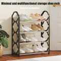 PP+Steel pipe Shoe storage rack Sturdy and durable Black/White/Pink 41.5 * .5 * 54.5cm Dustproof shoe hanger Multi-layer shoe cabinet for Home organization Apartment entryway Small spaces Shoe lovers. 