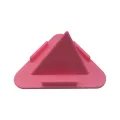 Universal Portable Three-Sided Triangle Desktop Stand Mobile Phone Pyramid Shape Holder Desktop Stand (Black). 