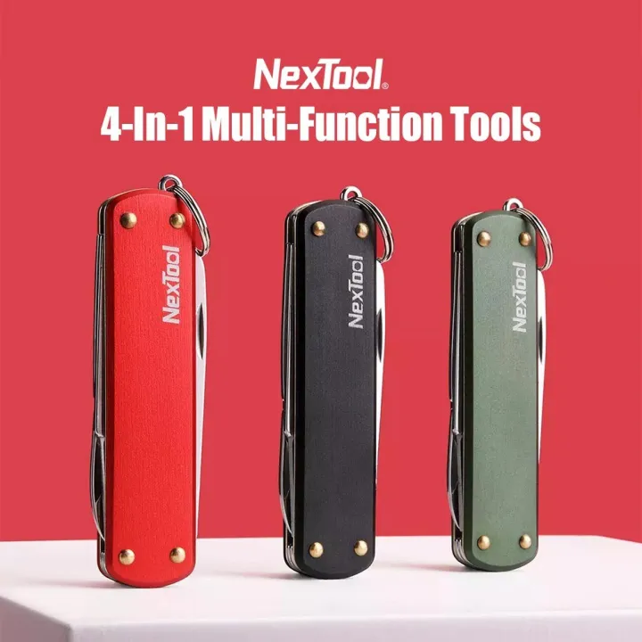 NEXTOOL%204-In%20Multifunctional%20Tools%20Folding%20Blade%20Knife%20cissors%20crewdriver%20Nail%20File%20-%20Image%202