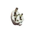 240v 6 Amp 3 Pin Top Plug - Made in India. 