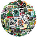50 Sheets of Rapper Mf Doom Graffiti Stickers for Notebooks and Suitcases DIY Waterproof Decals. 