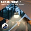 Lightweight Rechargeable Solar Camping Light Waterproof LED Portable Emergency Lamp Foldable Hanging Outdoor Lanterns Travel. 