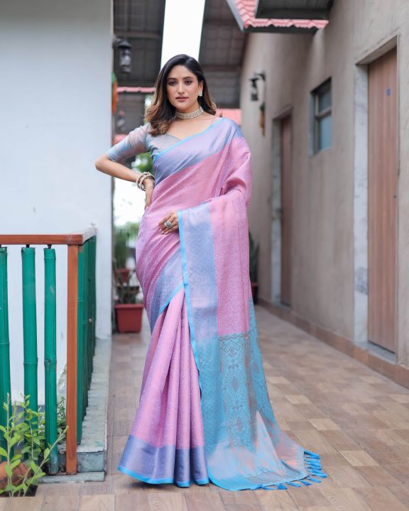 Kubera Pattu - Ash Purple x Plum