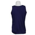 Navy Blue Solid Tank Top For Men. 